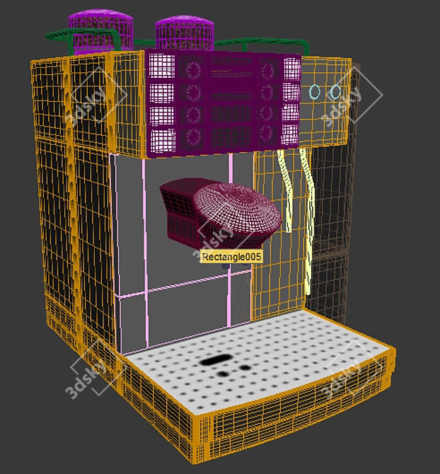 Franke Flair Espresso Machine 3D model image 3