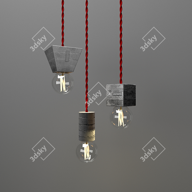 Modern Loft Level Lights 3D model image 2