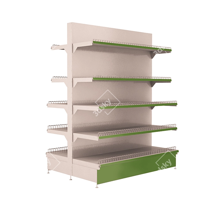 Island Shelf Be Bloks 3D model image 1