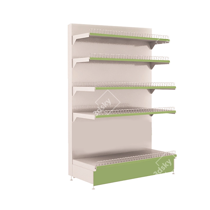 Island Shelf Be Bloks 3D model image 2