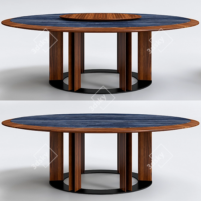 Elegant Ambassador Table 3D model image 1