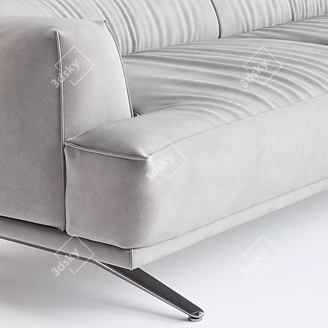 Flamingo Natuzzi: Stylish Sofa, High-Quality 3D model image 2