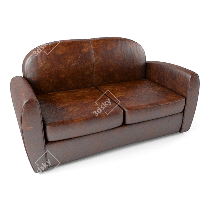 Cozy Comfort: Residential Sofa 3D model image 1