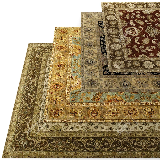 Comfort Collection Plush Carpet 3D model image 1