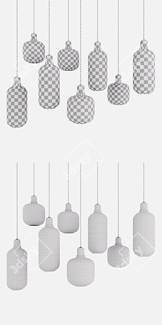 Normann Copenhagen AMP Pendant Lamps 3D model image 3