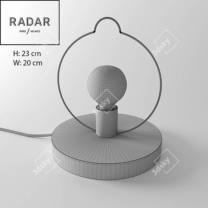 GIPSY: Elegantly Designed Desk Lamp 3D model image 2