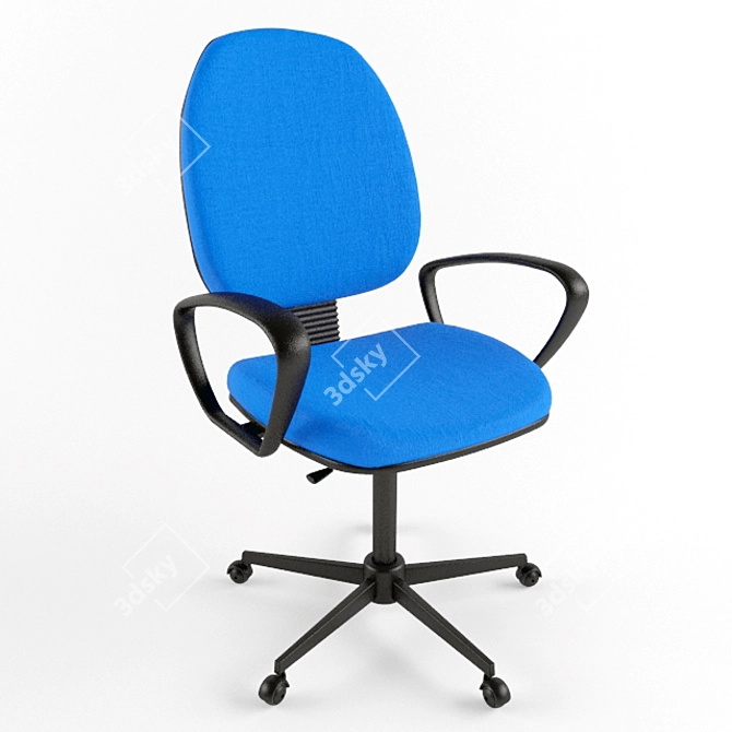 ErgoFlex Office Chair: Superior Comfort & Style 3D model image 1