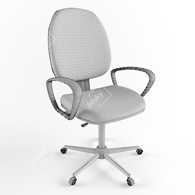 ErgoFlex Office Chair: Superior Comfort & Style 3D model image 3
