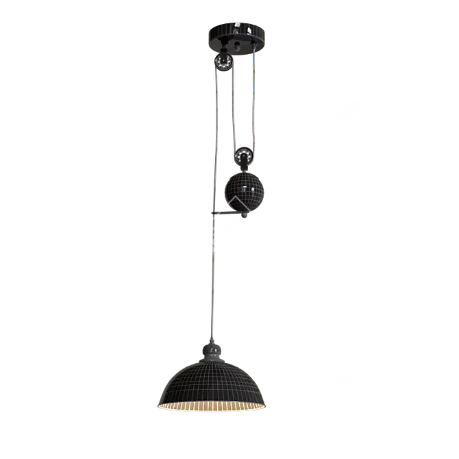 Modern Pendant Light Fixture 3D model image 2