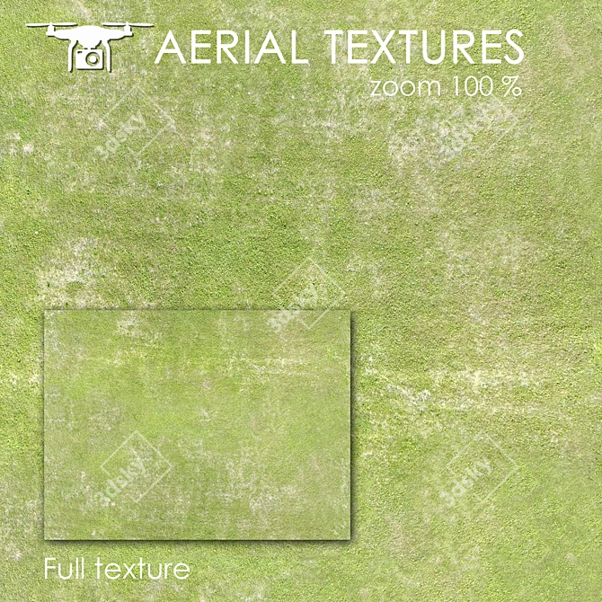 DroneShot Seamless Aerial Texture 3D model image 1
