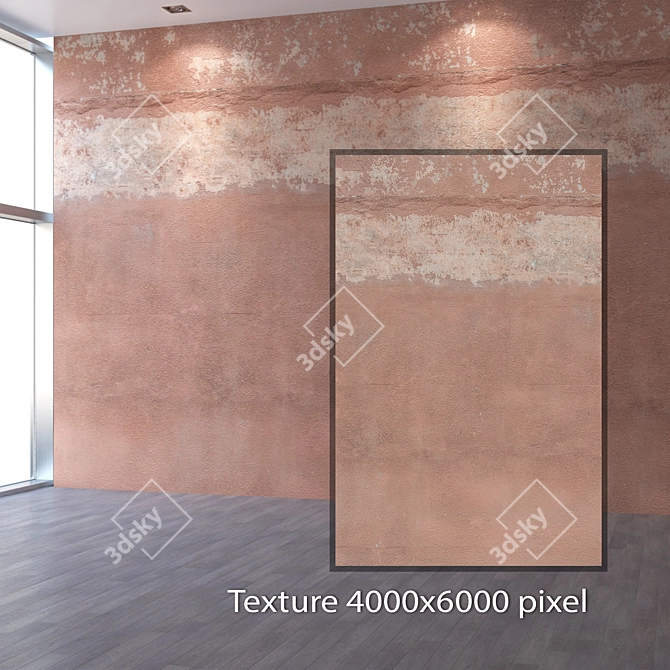 Seamless Plaster Texture in 4K Resolution 3D model image 2