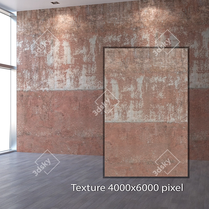 Seamless 4K Plaster Texture 3D model image 2