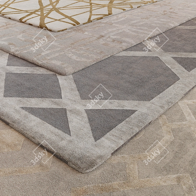 Fur-displacement Floor Decor 3D model image 2