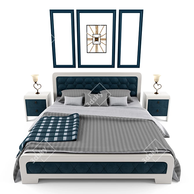 Glowing Nights Bed Set 3D model image 1