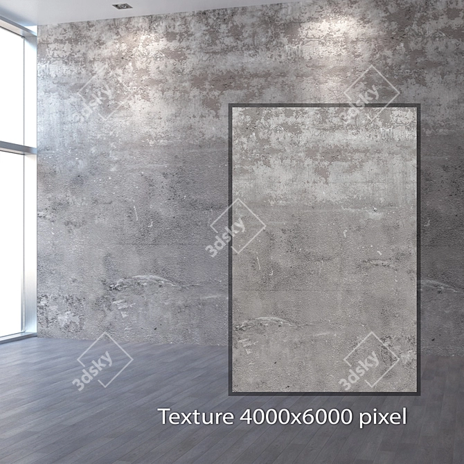 Seamless Plaster Texture 3D model image 2