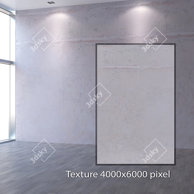 Seamless 4K Plaster Texture 3D model image 2