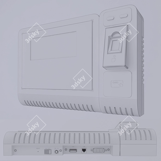 Staff Tracker: Control Employee Traffic 3D model image 2