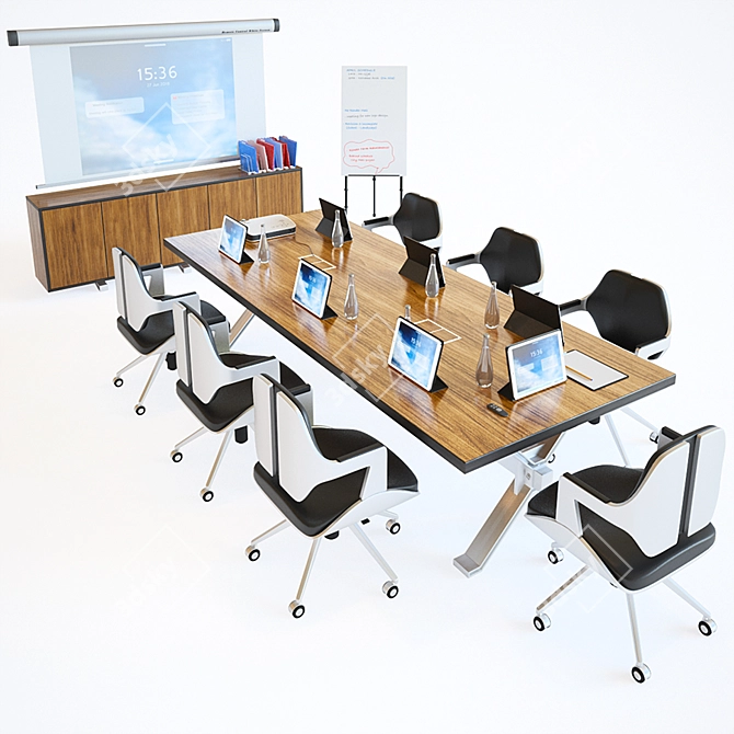Versatile Office Meeting Room - 3 3D model image 1