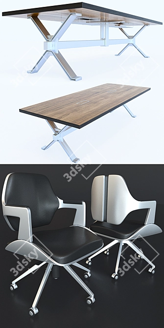 Versatile Office Meeting Room - 3 3D model image 3