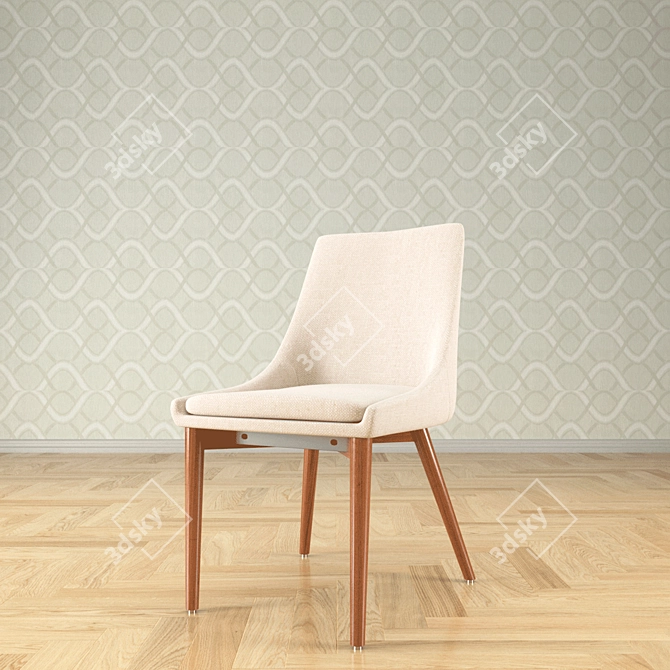 Sullivan Dining Chair - Modern 3D Model 3D model image 2