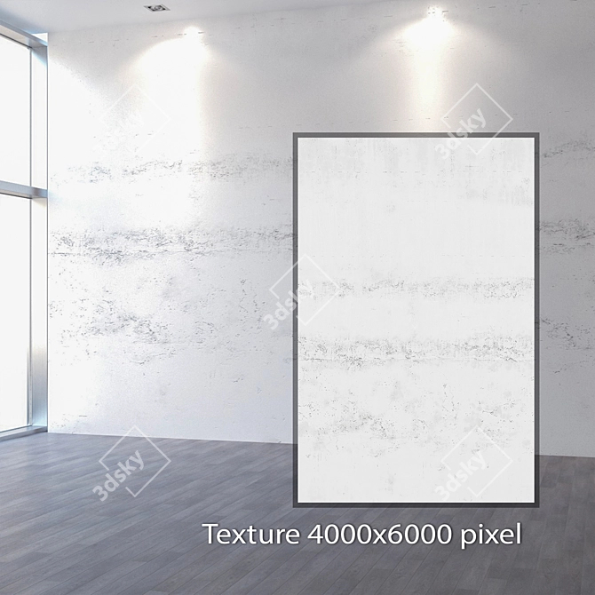 Seamless 4K Plaster Texture 3D model image 2