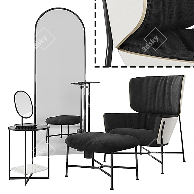 Modern SP01 Tim Rundle Collection: High-End Furniture 3D model image 1