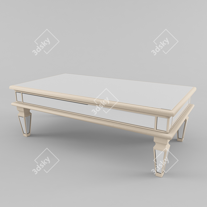 Classic Coffee Table: Timeless Design 3D model image 1