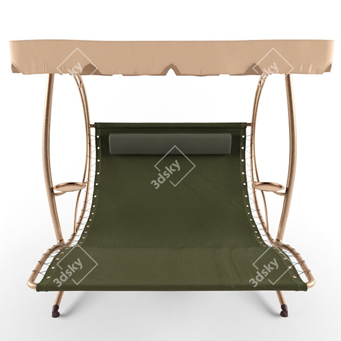 Garden Way Bolly Stand200: Stylish Outdoor Swing Bed 3D model image 2