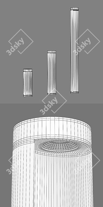 Paletto Lightstar Outdoor LED Light Fixture 3D model image 3