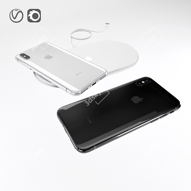 Vibrant Iphone_X VID 3D model image 3