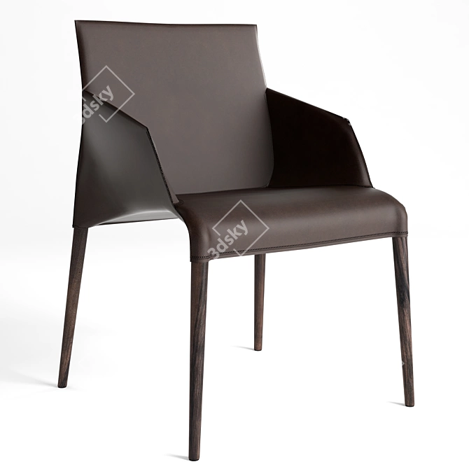 Seattle Armchair: Elegant Comfort 3D model image 1