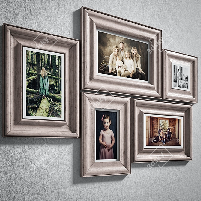 Classic Luxury Studio Wall Art 3D model image 3