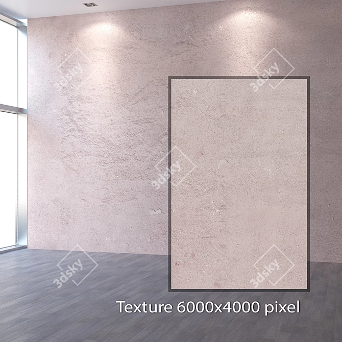 Title: Seamless 4K Plaster Texture 3D model image 2