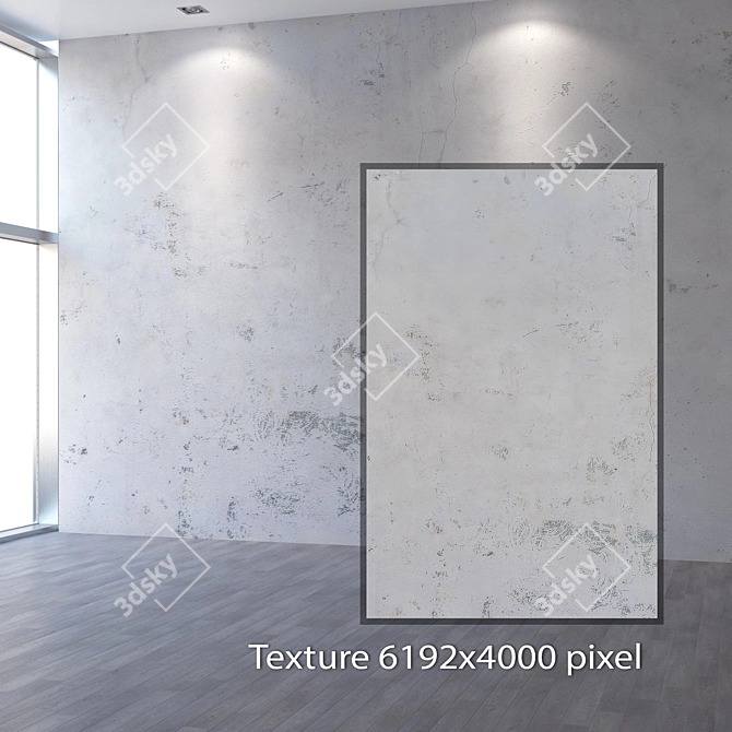 Seamless 4K Plaster Texture 3D model image 2