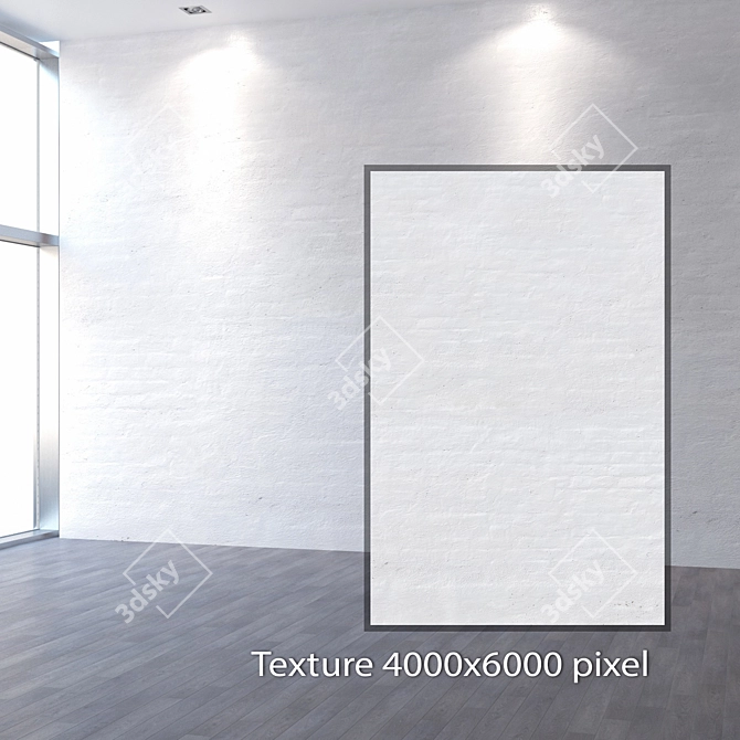 Seamless Plaster Texture 3D model image 2