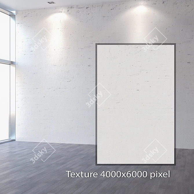 Seamless 4K Plaster Texture 3D model image 2