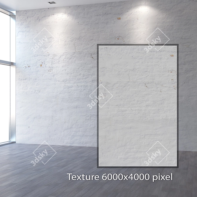 Seamless 4K Plaster Texture 3D model image 2