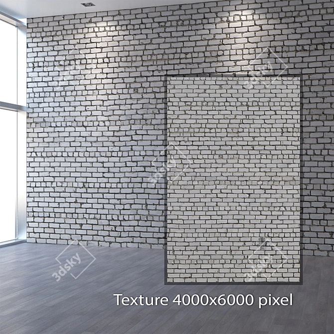 Seamless 4K Brickwork Texture 3D model image 2