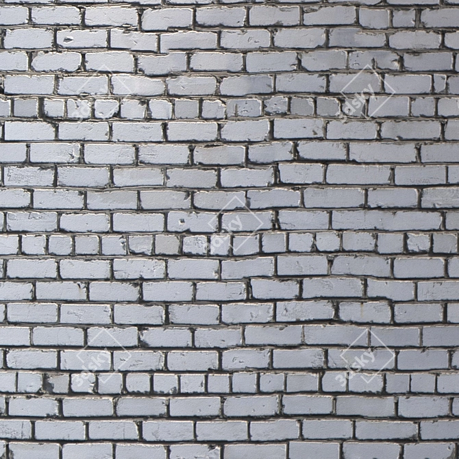 Seamless 4K Brickwork Texture 3D model image 3