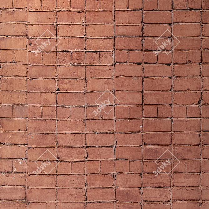 Seamless Brickwork Texture Kit 3D model image 3