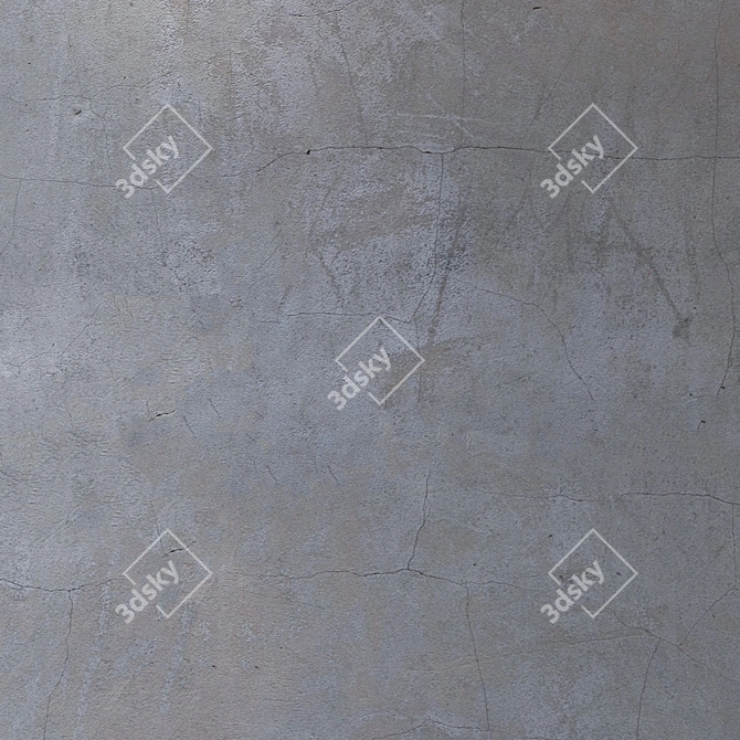 Seamless 4K Concrete Wall Texture 3D model image 3