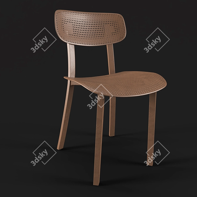 Modern 3D Chair Model 3D model image 3