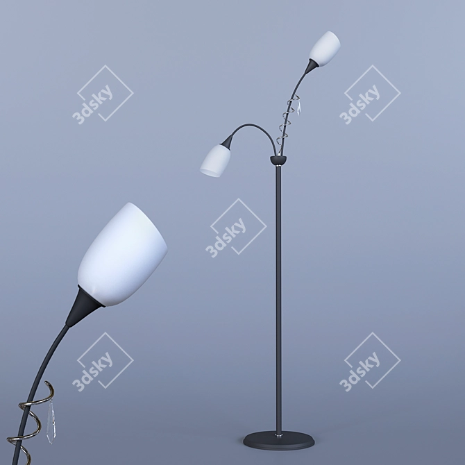 Elegant Decorative Floor Lamp 3D model image 2