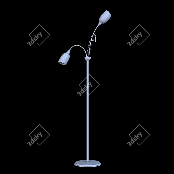 Elegant Decorative Floor Lamp 3D model image 3