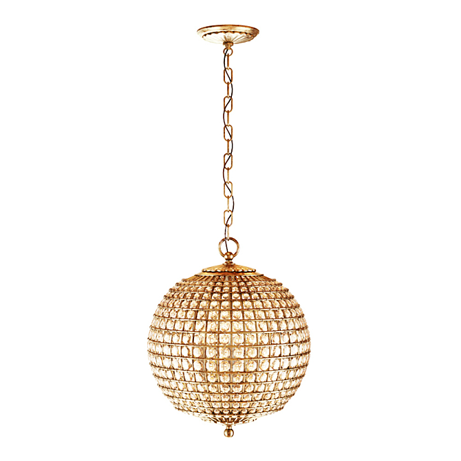 Elegant AERIN Renwick Chandelier 3D model image 1