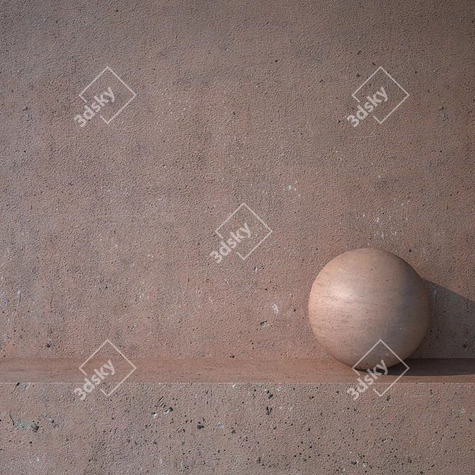 High-Resolution Plaster 3D Model 3D model image 1