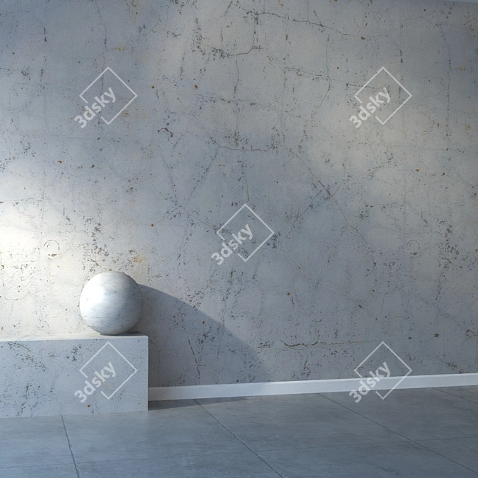 Title: High-Resolution Plaster 3D Model 3D model image 2