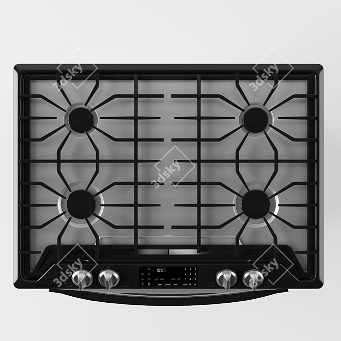 Frigidaire Gallery 30'' Slide-In Dual-Fuel Range: Sleek Design, Exceptional Performance 3D model image 2