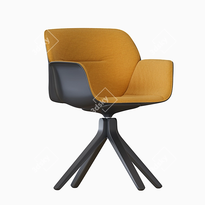 Andreu World Nuez Chair: Versatile 3D Models 3D model image 1