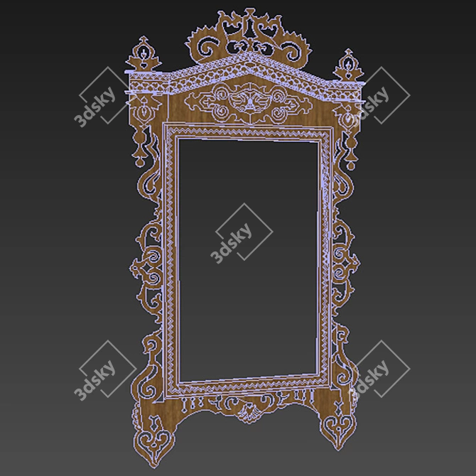 Window Enchant: Decorative Casing 3D model image 2